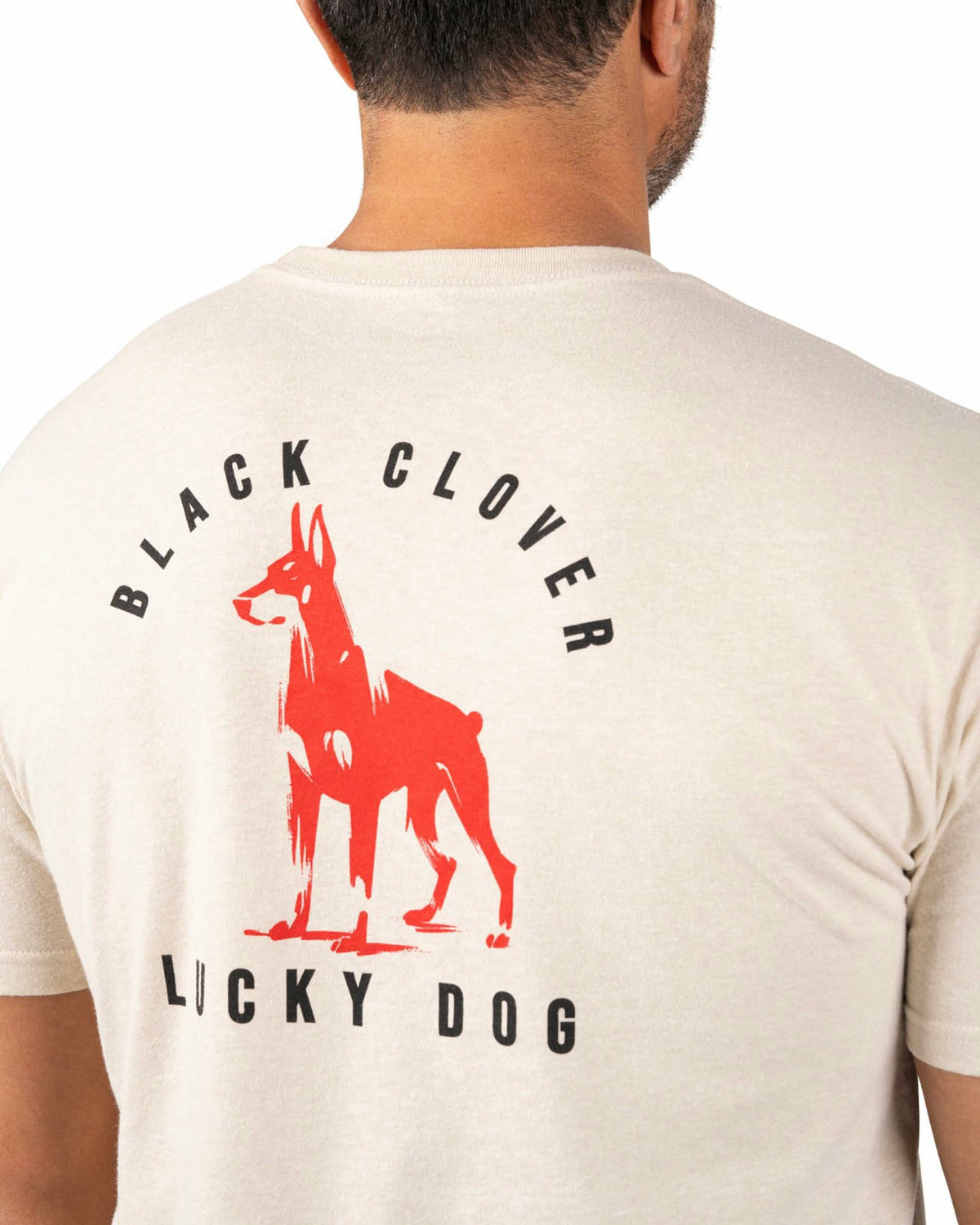 Beige Men's Graphic Tee for Golf & Casual Wear