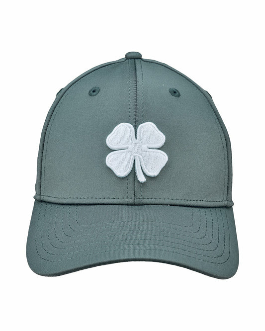 Charcoal and White Premium Clover Hat for Golf and Lifestyle