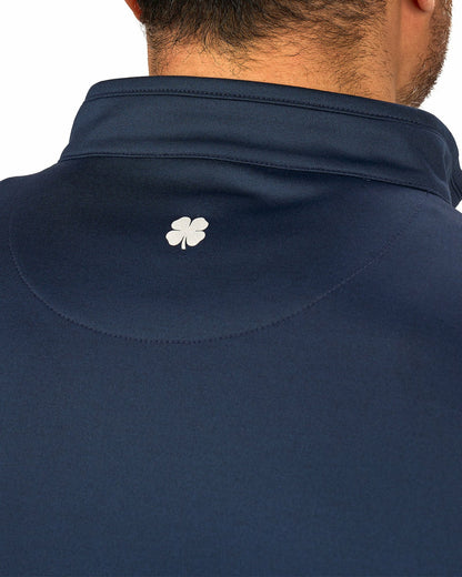Men's Athletic Navy Quarter-Zip Hoodie