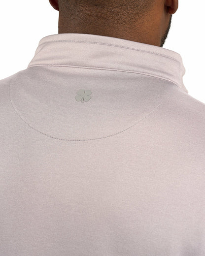 Men's Athletic Light Grey Quarter-Zip Hoodie