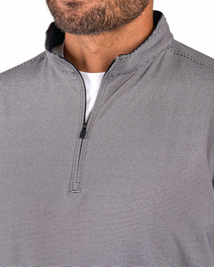 Men's Versatile Black Quarter-Zip Sweatshirt for Style and Comfort