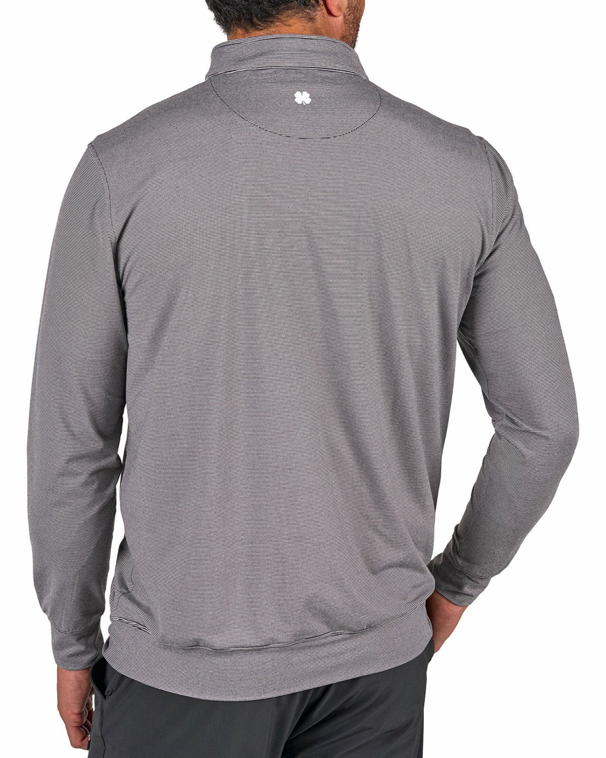 Men's Versatile Black Quarter-Zip Sweatshirt for Style and Comfort