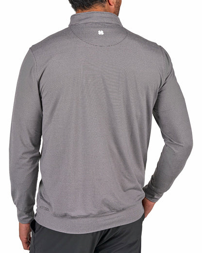 Men's Versatile Black Quarter-Zip Sweatshirt for Style and Comfort
