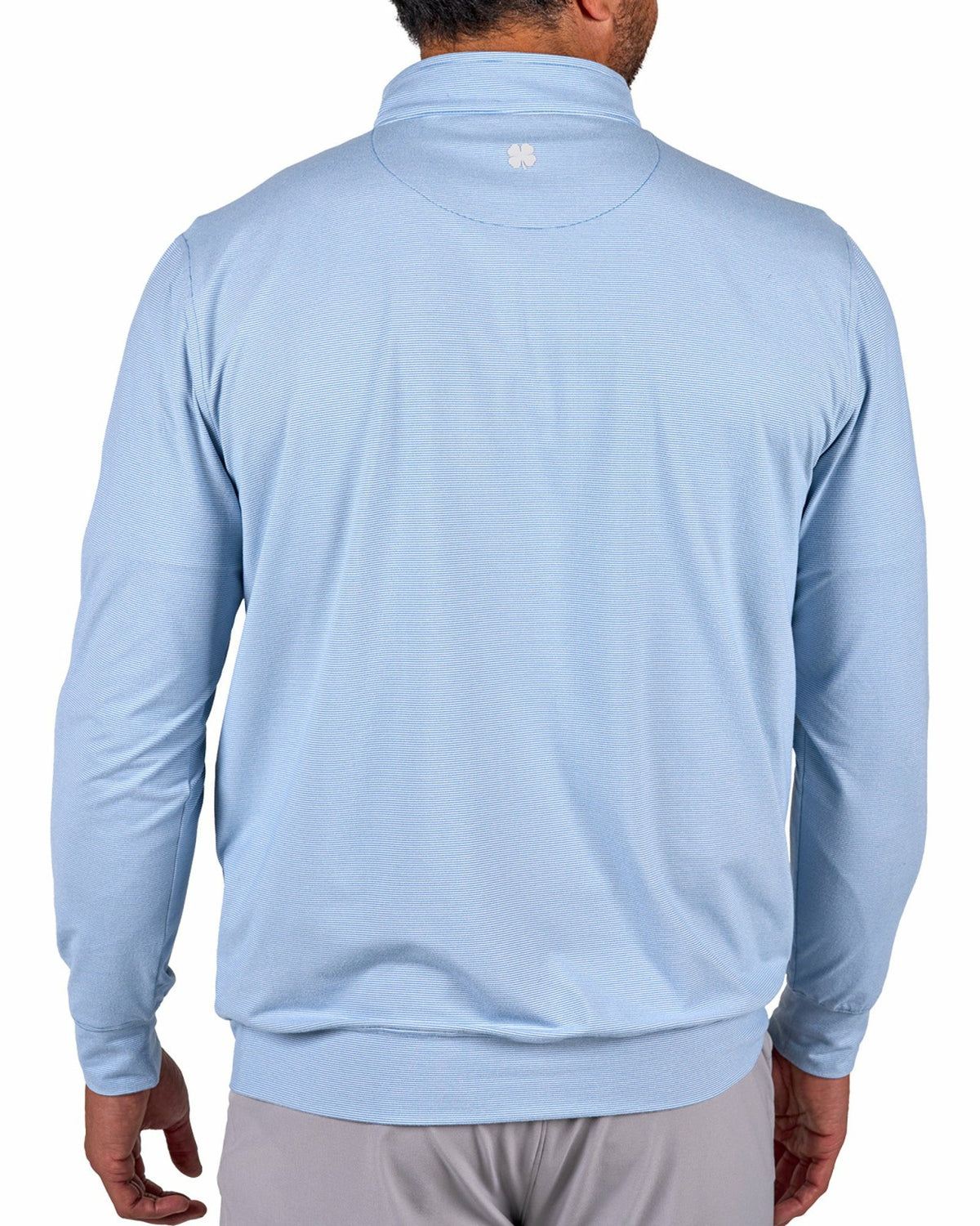 Men's Versatile Blue Quarter-Zip Sweatshirt for Style and Comfort