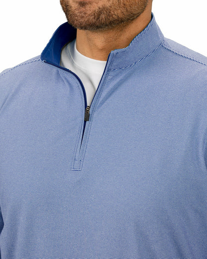 Men's Versatile Navy Quarter-Zip Sweatshirt for Style and Comfort