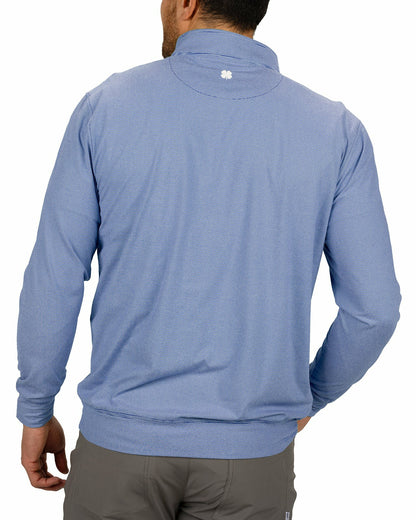 Men's Versatile Navy Quarter-Zip Sweatshirt for Style and Comfort