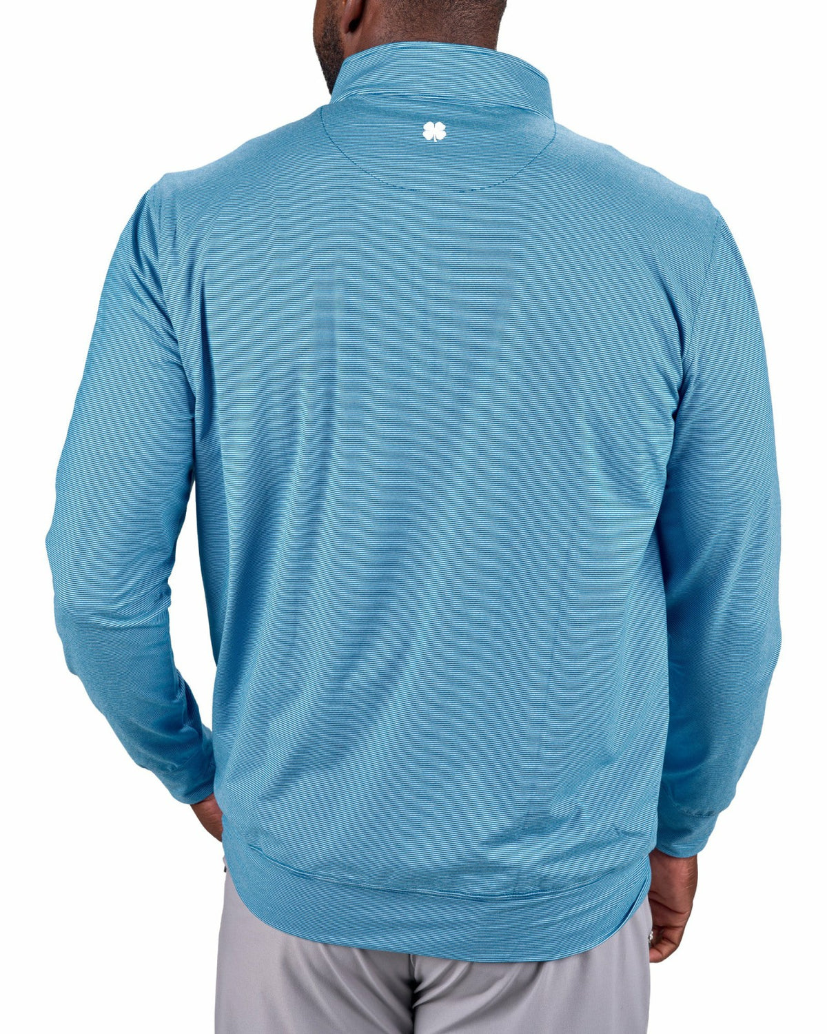 Men's Versatile Blue Quarter-Zip Sweatshirt for Style and Comfort