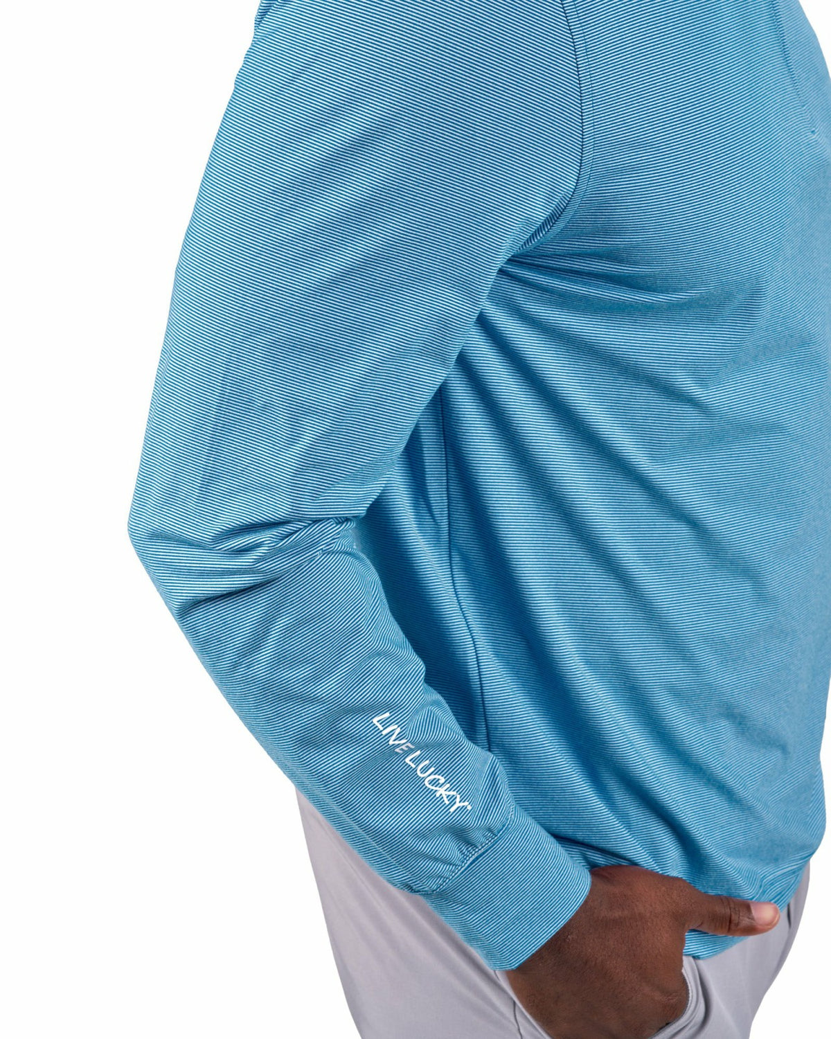 Men's Versatile Blue Quarter-Zip Sweatshirt for Style and Comfort