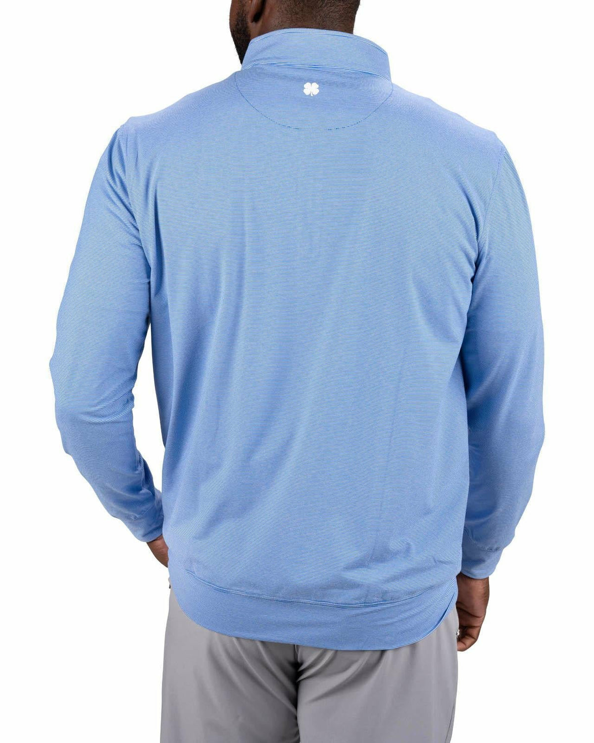 Men's Versatile Blue Quarter-Zip Sweatshirt for Style and Comfort