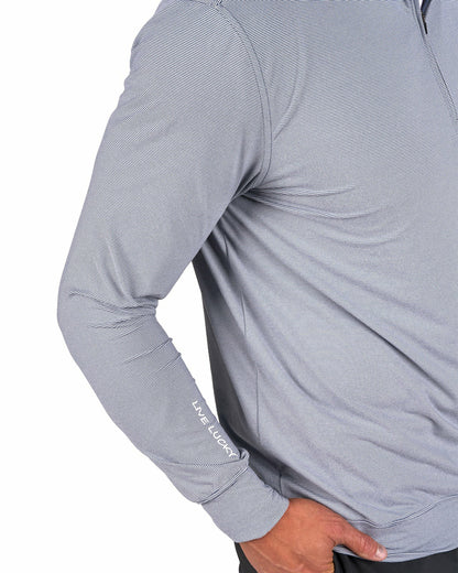 Men's Versatile Black Quarter-Zip Sweatshirt for Style and Comfort