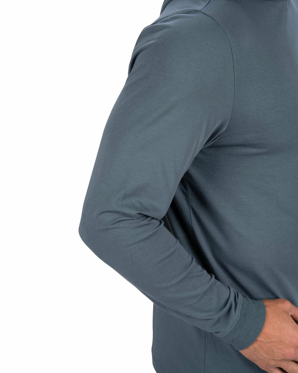 Lightweight Long-Sleeved Green Super Soft Men's Hoodie