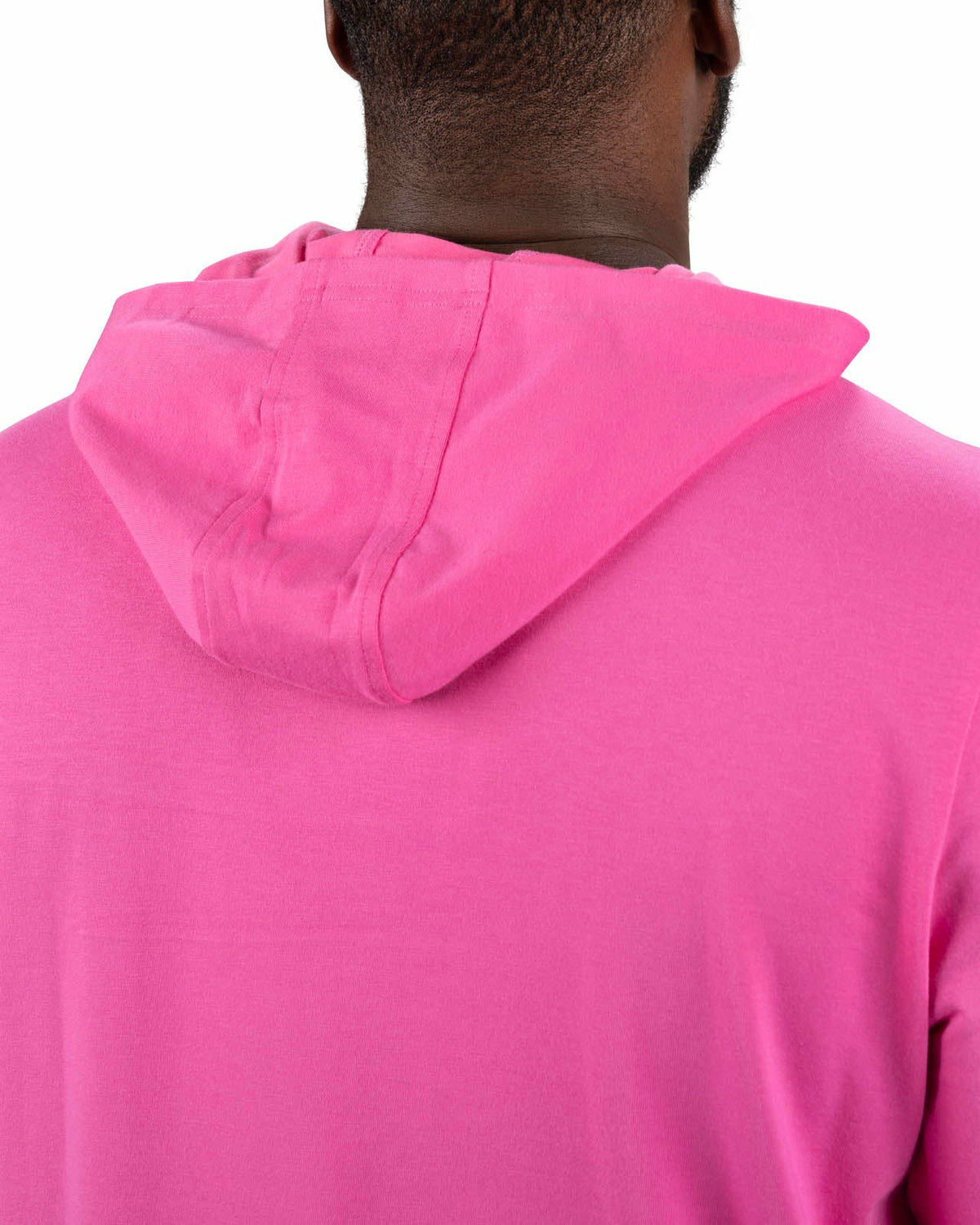 Lightweight Long-Sleeved Bright Pink Super Soft Men's Hoodie