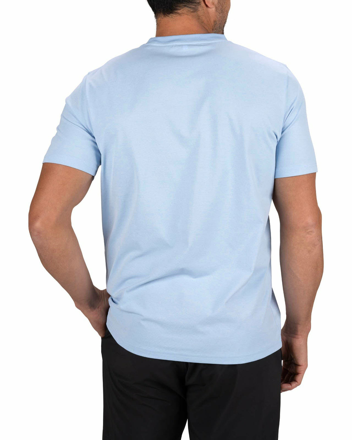 Men's Athletic Short Sleeve Blue T-Shirt
