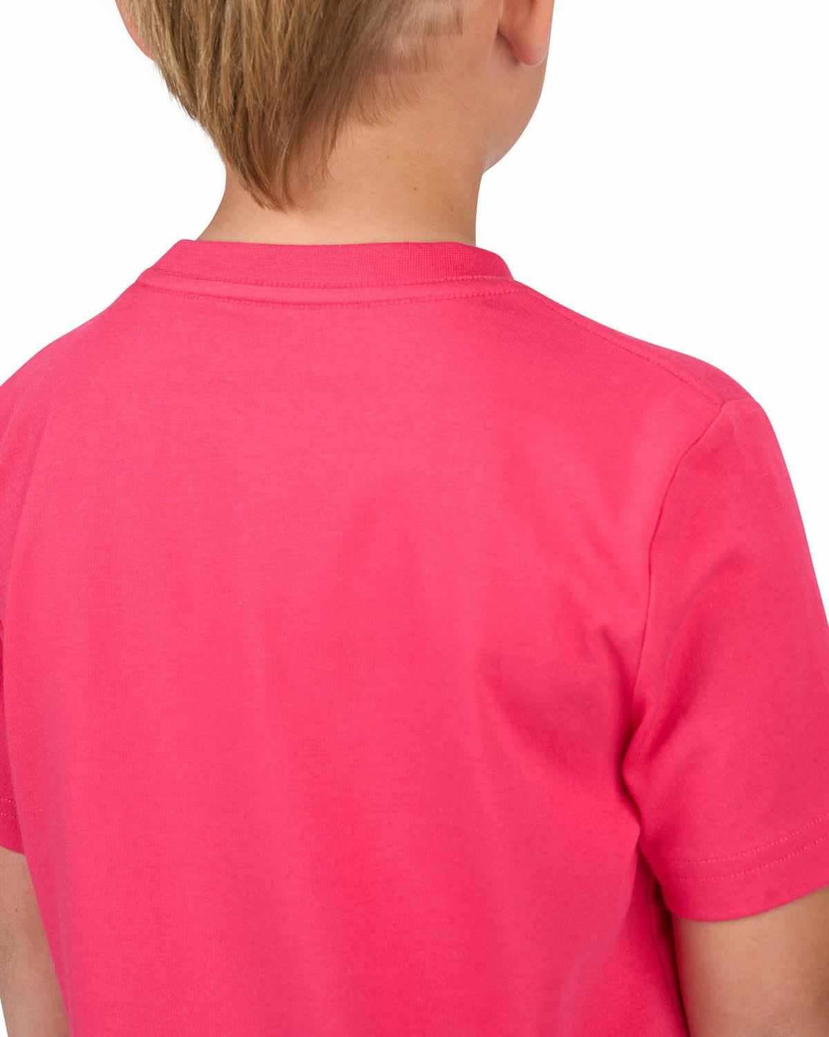 Lightweight Luxury Short-Sleeved Pink Kids' Pocket Tee For Golf or Play