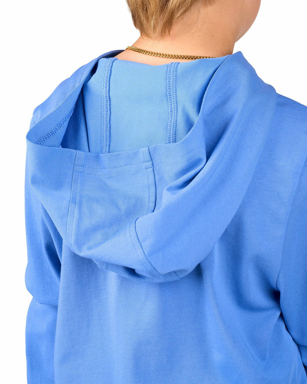 Lightweight Long-Sleeved Blue Super Soft Kids' Hoodie