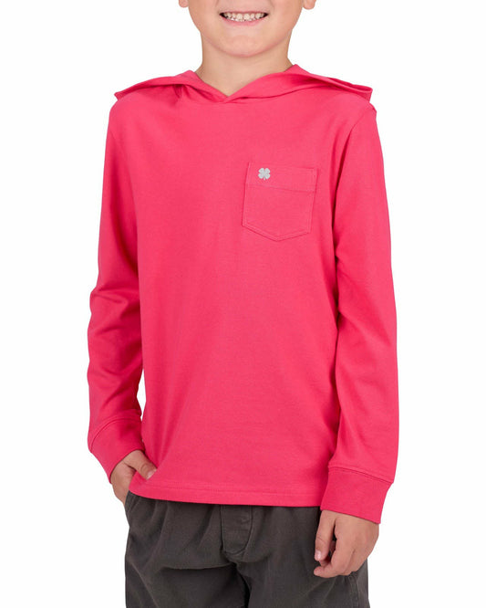 Lightweight Long-Sleeved Pink Super Soft Kids' Hoodie