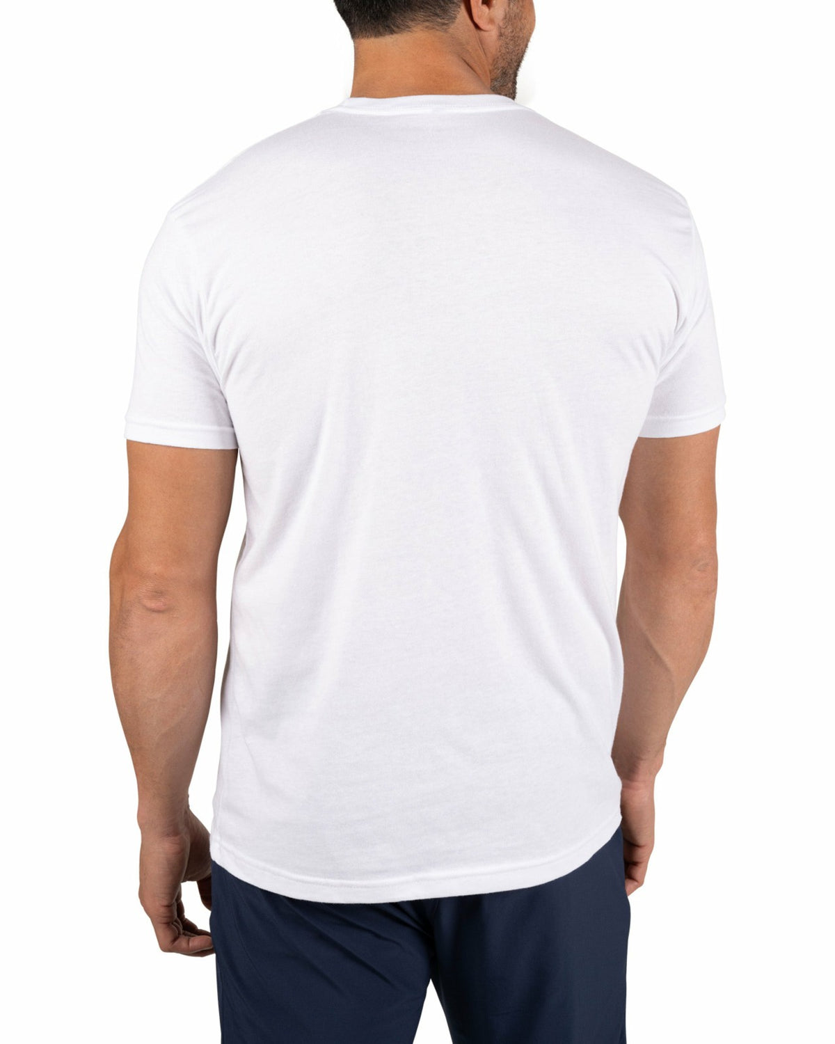 White Men's Graphic Tee for Golf & Casual Wear