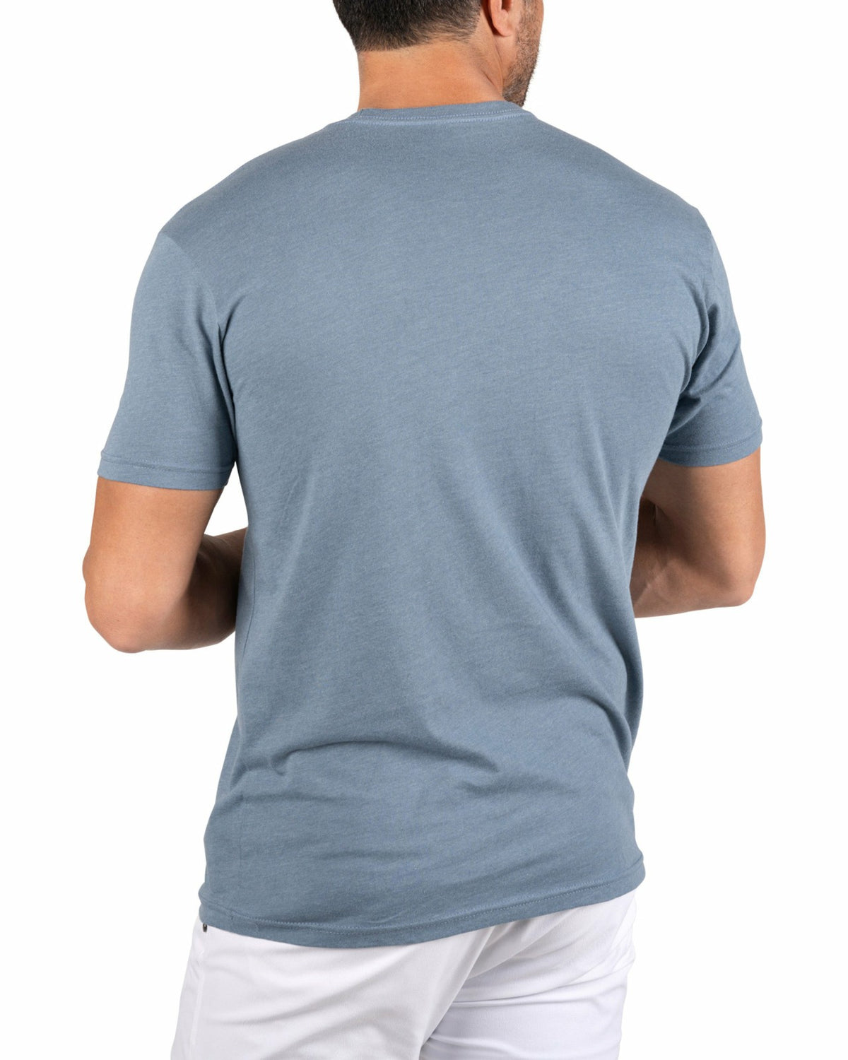 Playful Men's Light Blue Graphic Tee for Golf