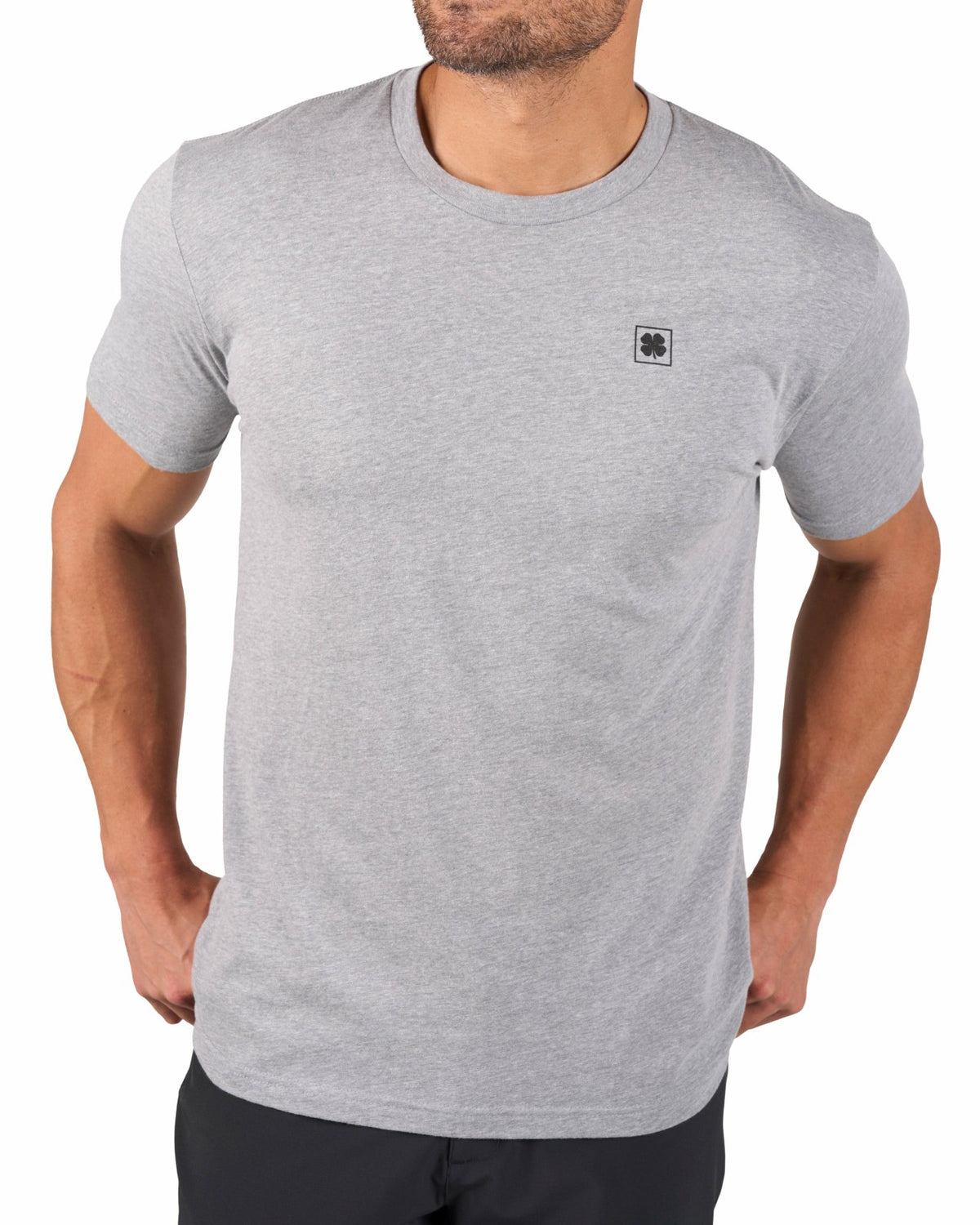 Playful Men's Dark Grey Graphic Tee for Golf