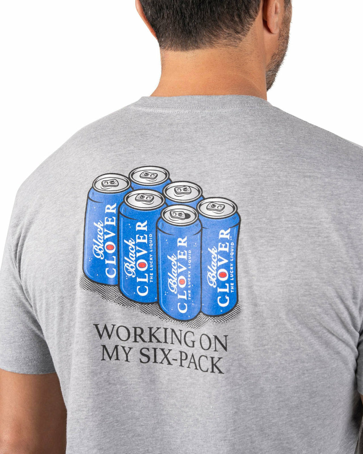Playful Men's Dark Grey Graphic Tee for Golf