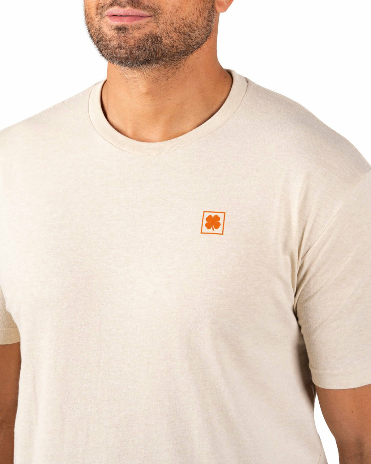 Super Soft Men's Off-White Golf Themed Graphic Tee