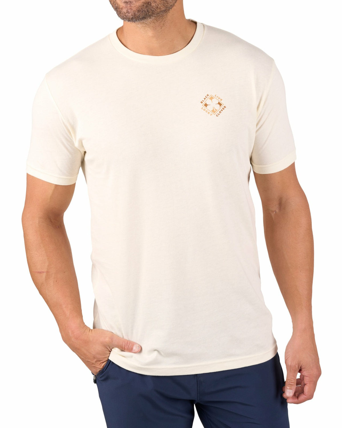 Retro Western Men's Beige Graphic Tee
