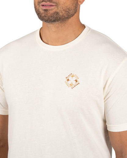 Retro Western Men's Beige Graphic Tee