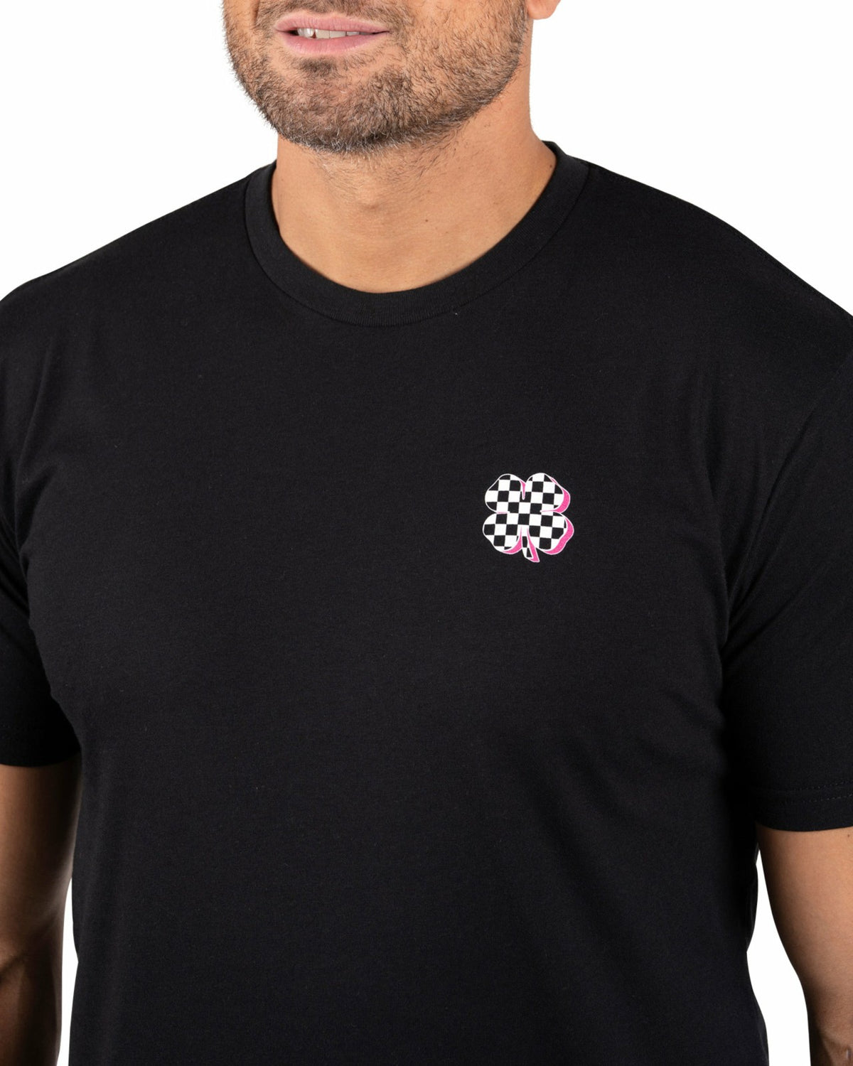 Black Men's Graphic Tee for Golf & Casual Wear