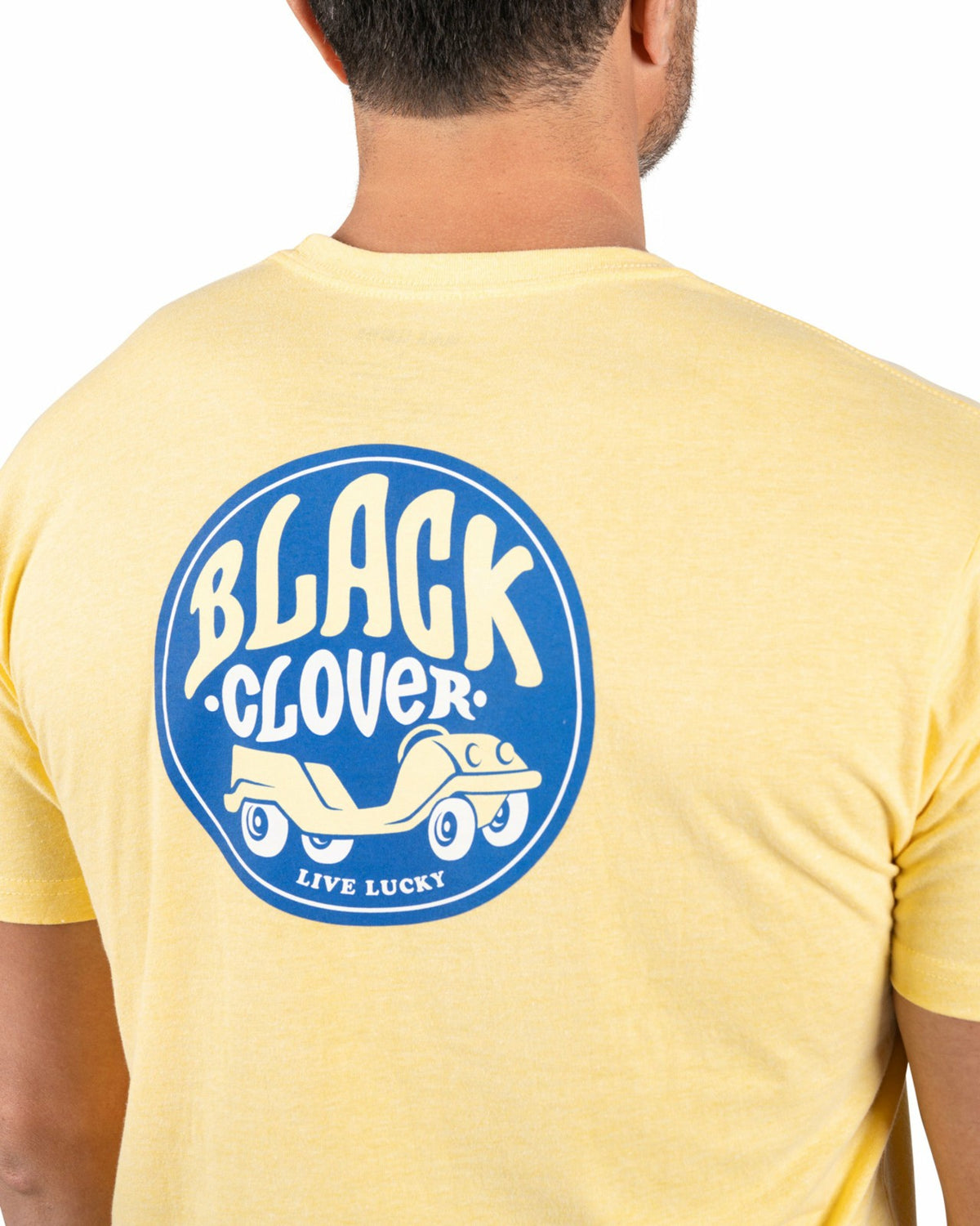 Bright Yellow Men's Graphic Tee for Golf & Casual Wear