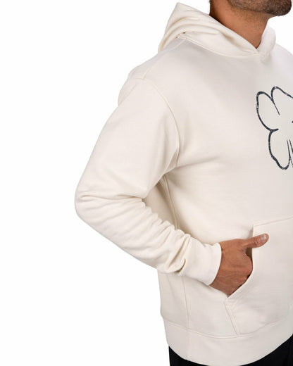Men's Comfortable Athletic White Hoodie