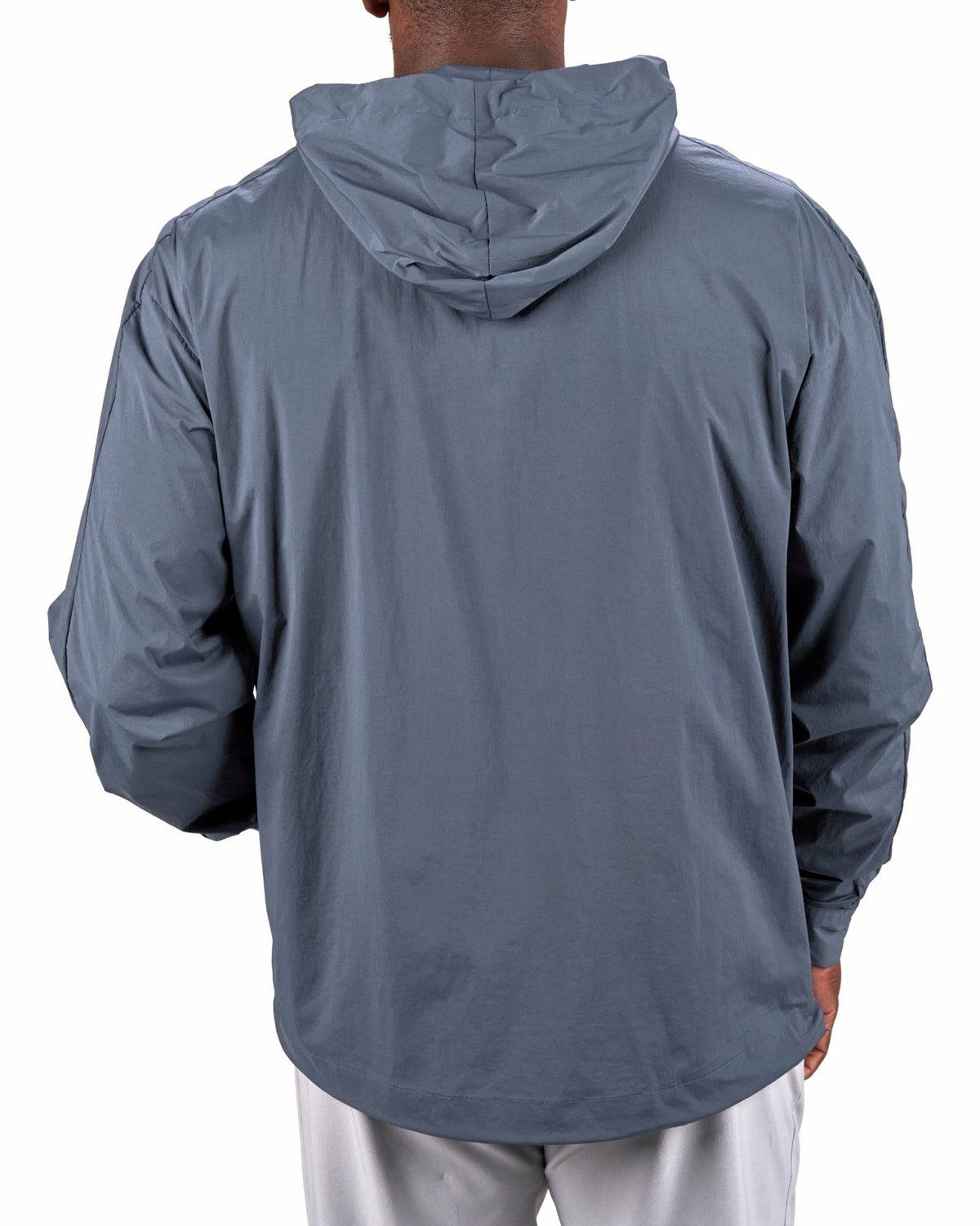 Stylish Men's Windbreaker Rain Jacket in Dark Grey