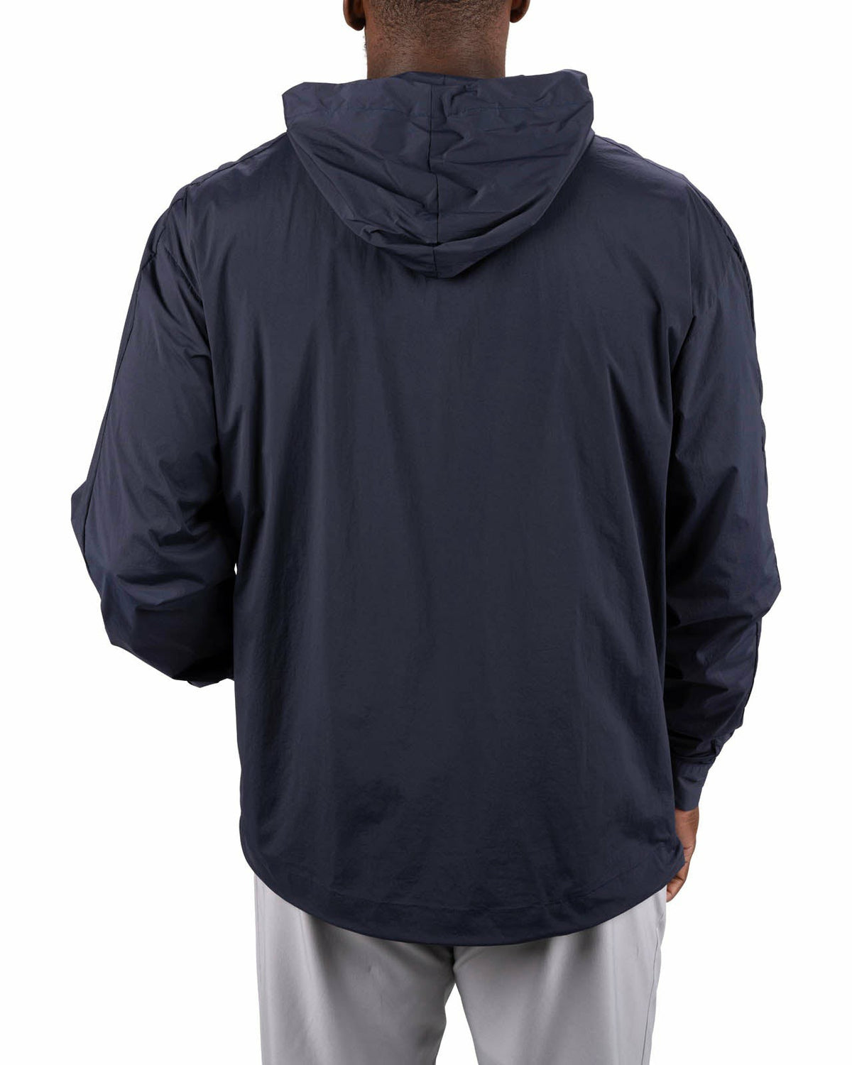 Stylish Men's Windbreaker Rain Jacket in Navy Blue