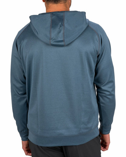 Men's Quarter-Zip Black Lightweight Hoodie