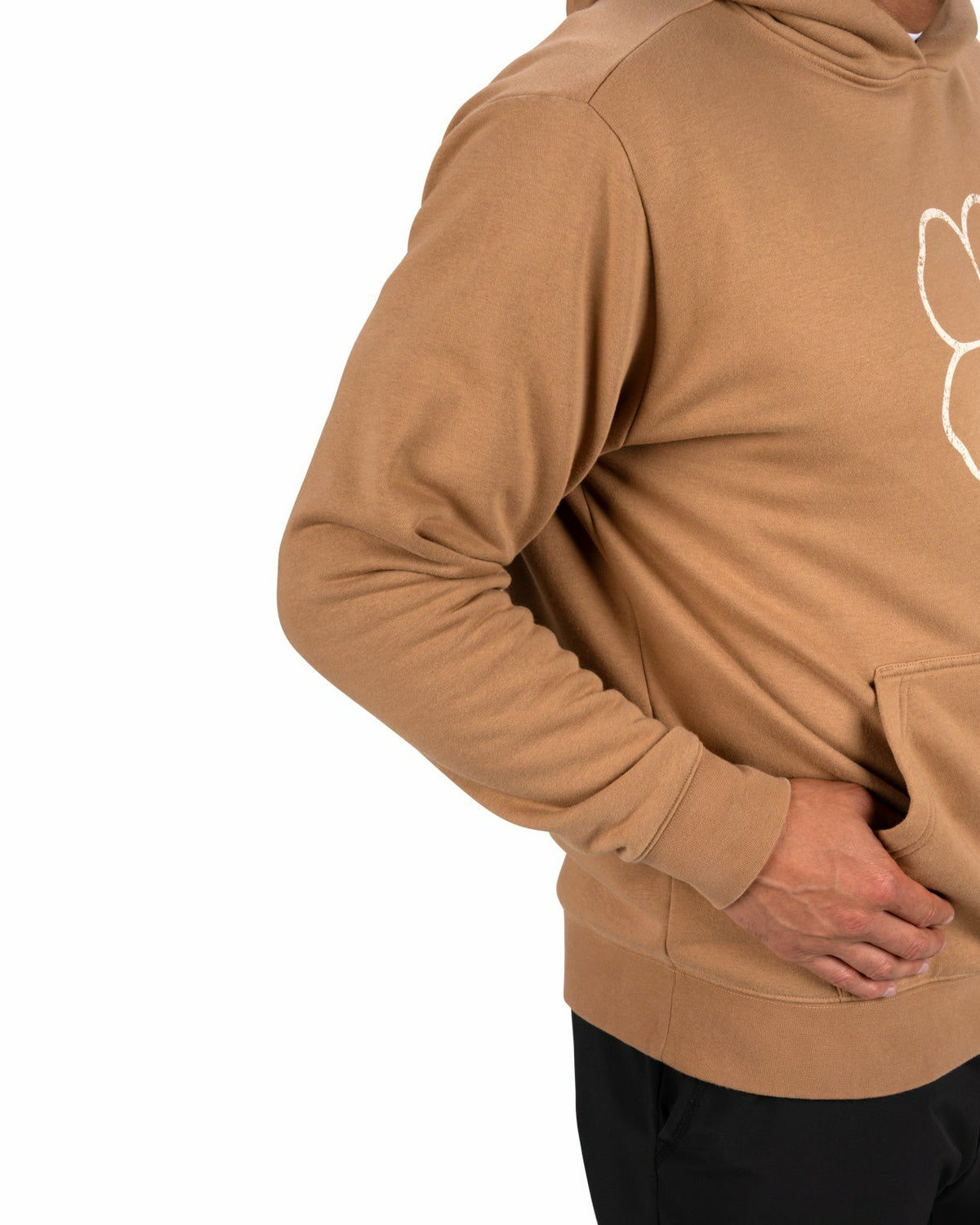 Men's Comfortable Athletic Brown Hoodie