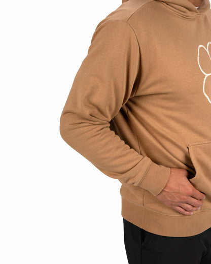 Men's Comfortable Athletic Brown Hoodie