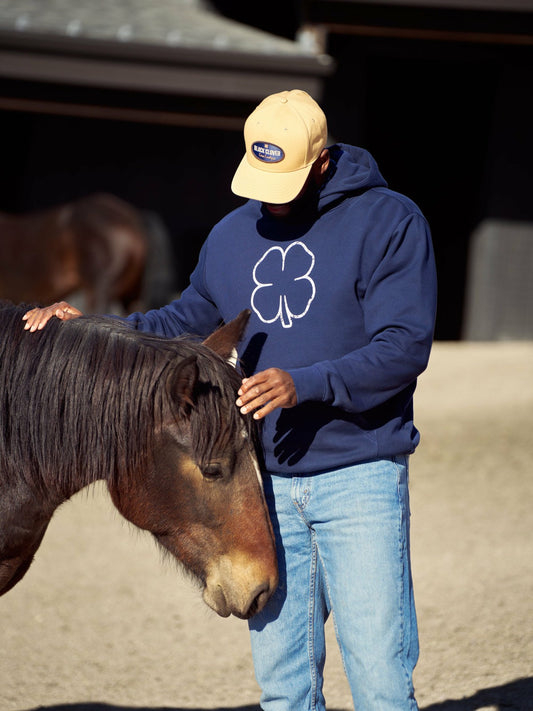 Men's Comfortable Athletic Navy Blue Hoodie