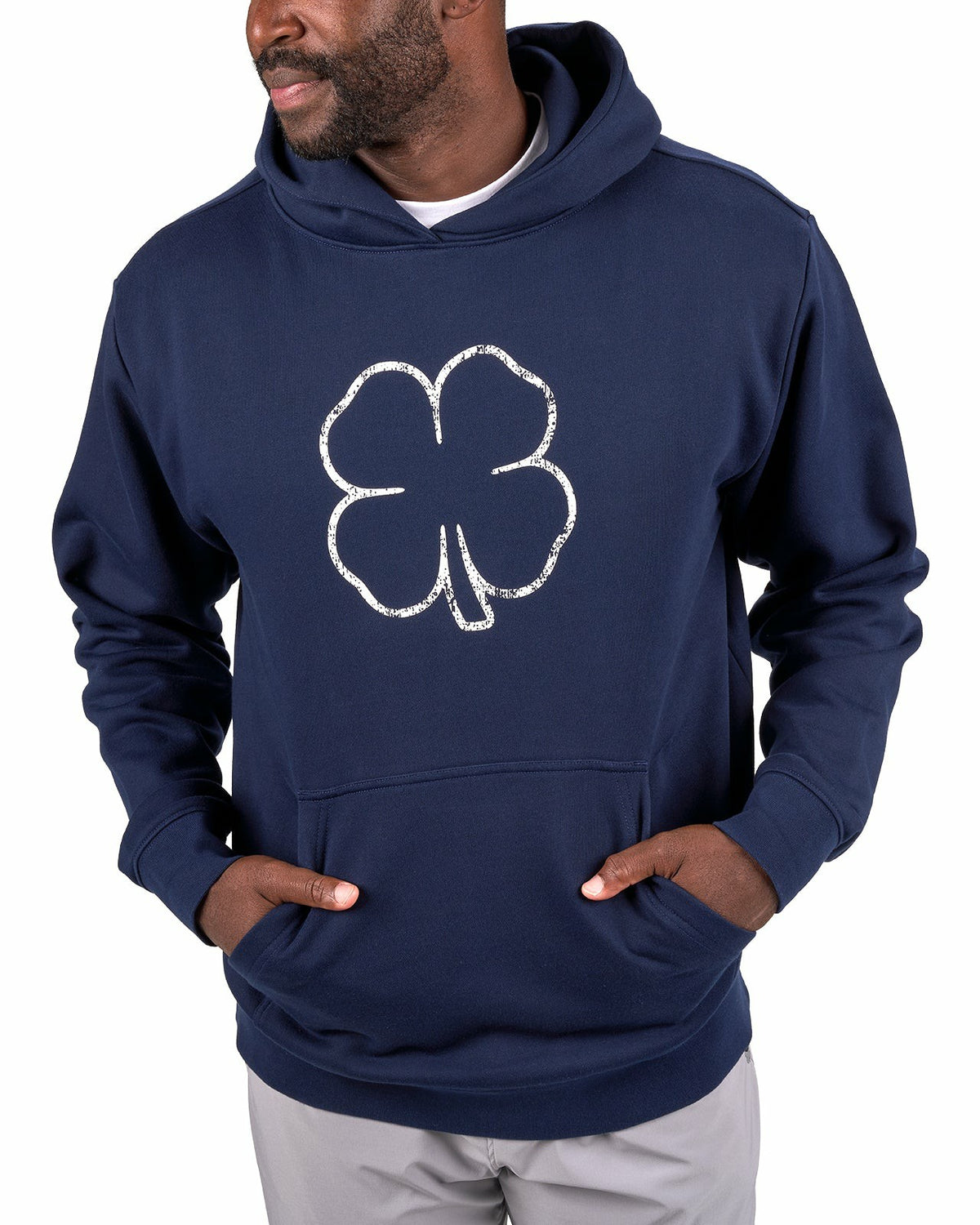 Men's Comfortable Athletic Navy Blue Hoodie