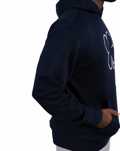 Men's Comfortable Athletic Navy Blue Hoodie