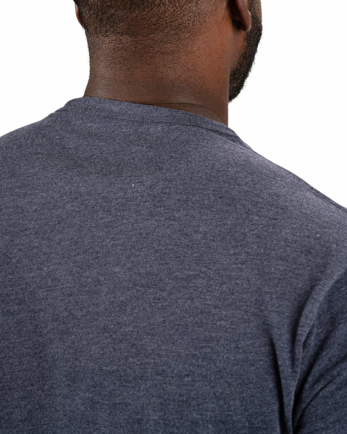Men's Athletic Short Sleeve Blue T-Shirt with Black Clover Logo