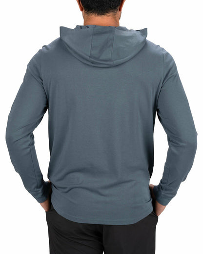 Lightweight Long-Sleeved Green Super Soft Men's Hoodie