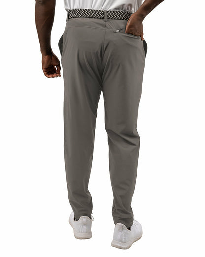 Elevated Charcoal Grey Athletic Joggers with Belt Loops