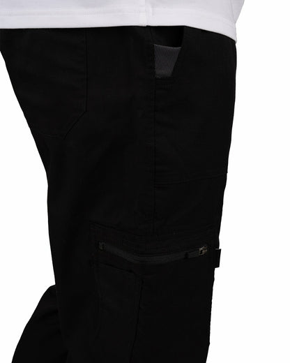 Men's Twill Stretch Black Loungewear Jogger
