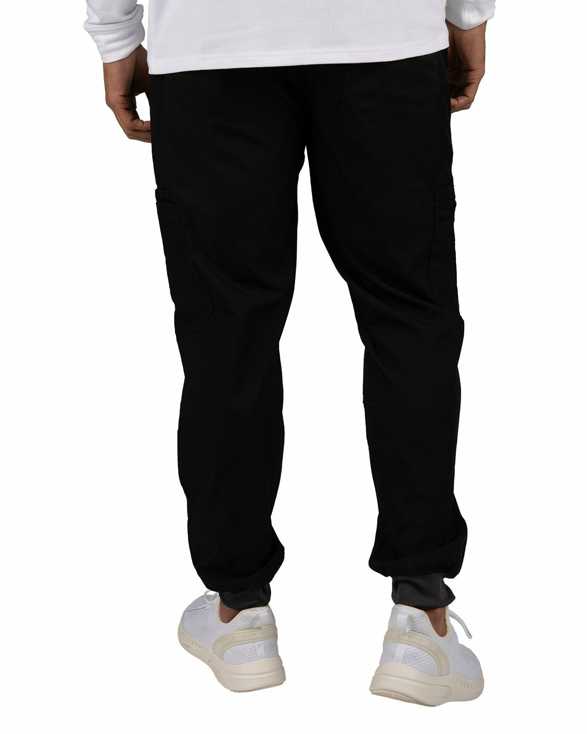 Men's Twill Stretch Black Loungewear Jogger