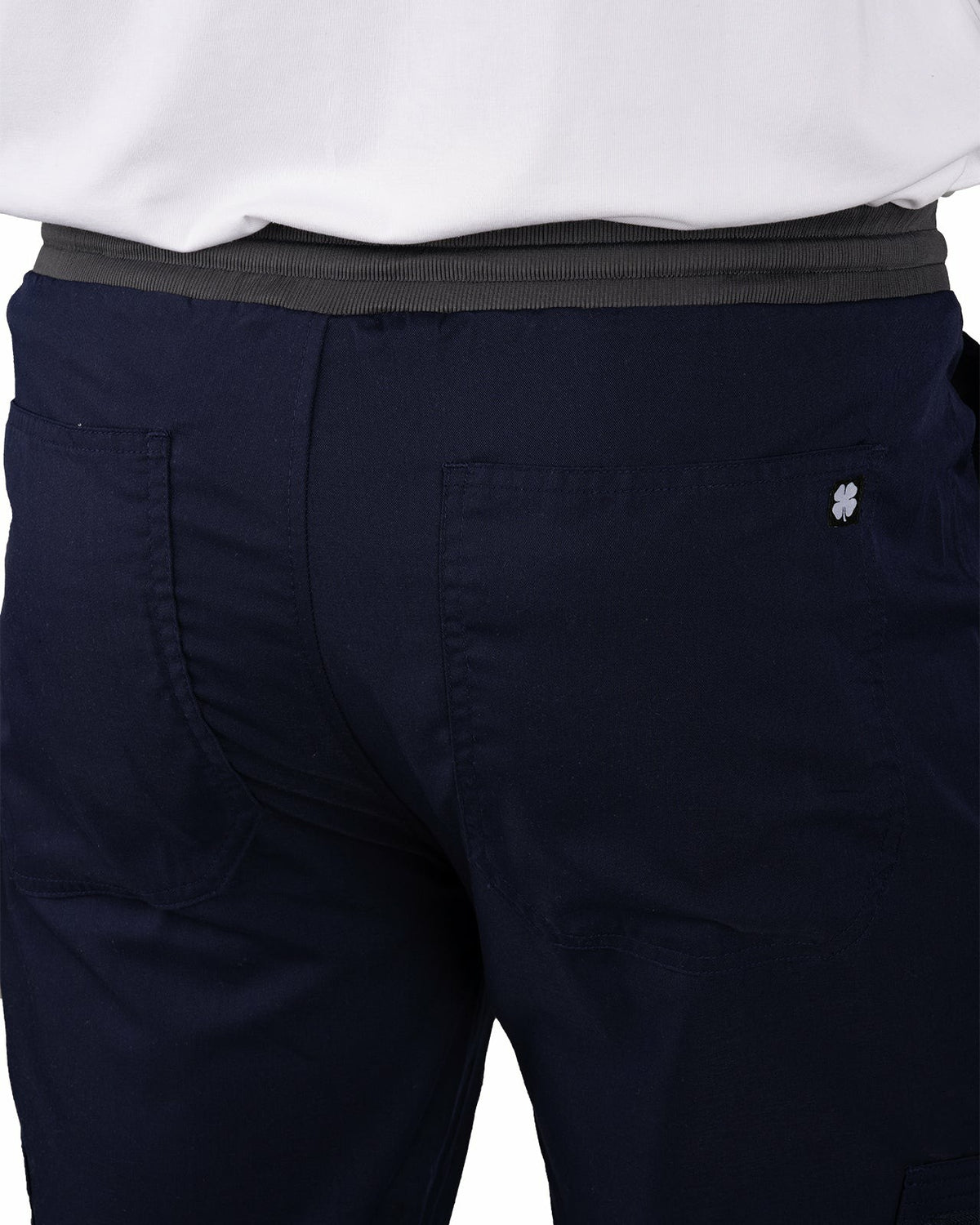 Men's Navy Twill Stretch Loungewear Jogger