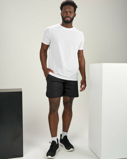 Men's Dark Grey Athletic Shorts for Gym and Performance