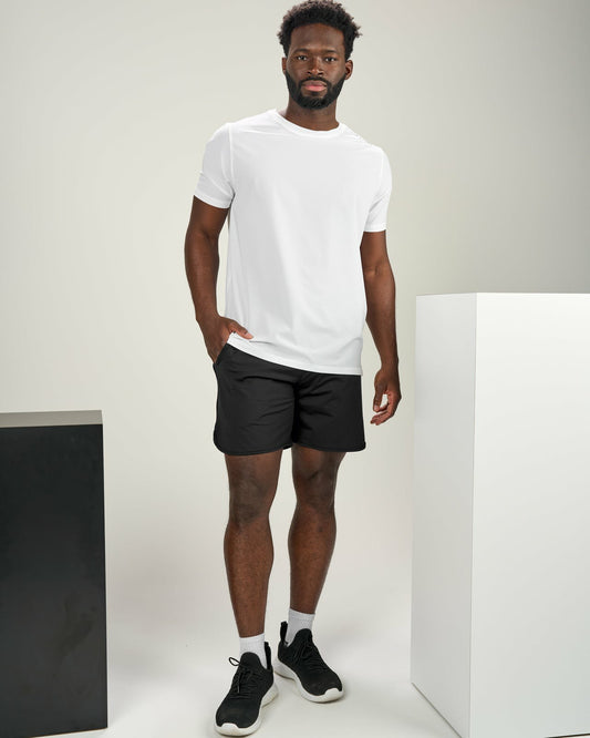 Men's Dark Grey Athletic Shorts for Gym and Performance