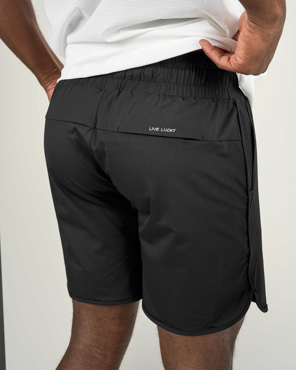 Men's Dark Grey Athletic Shorts for Gym and Performance
