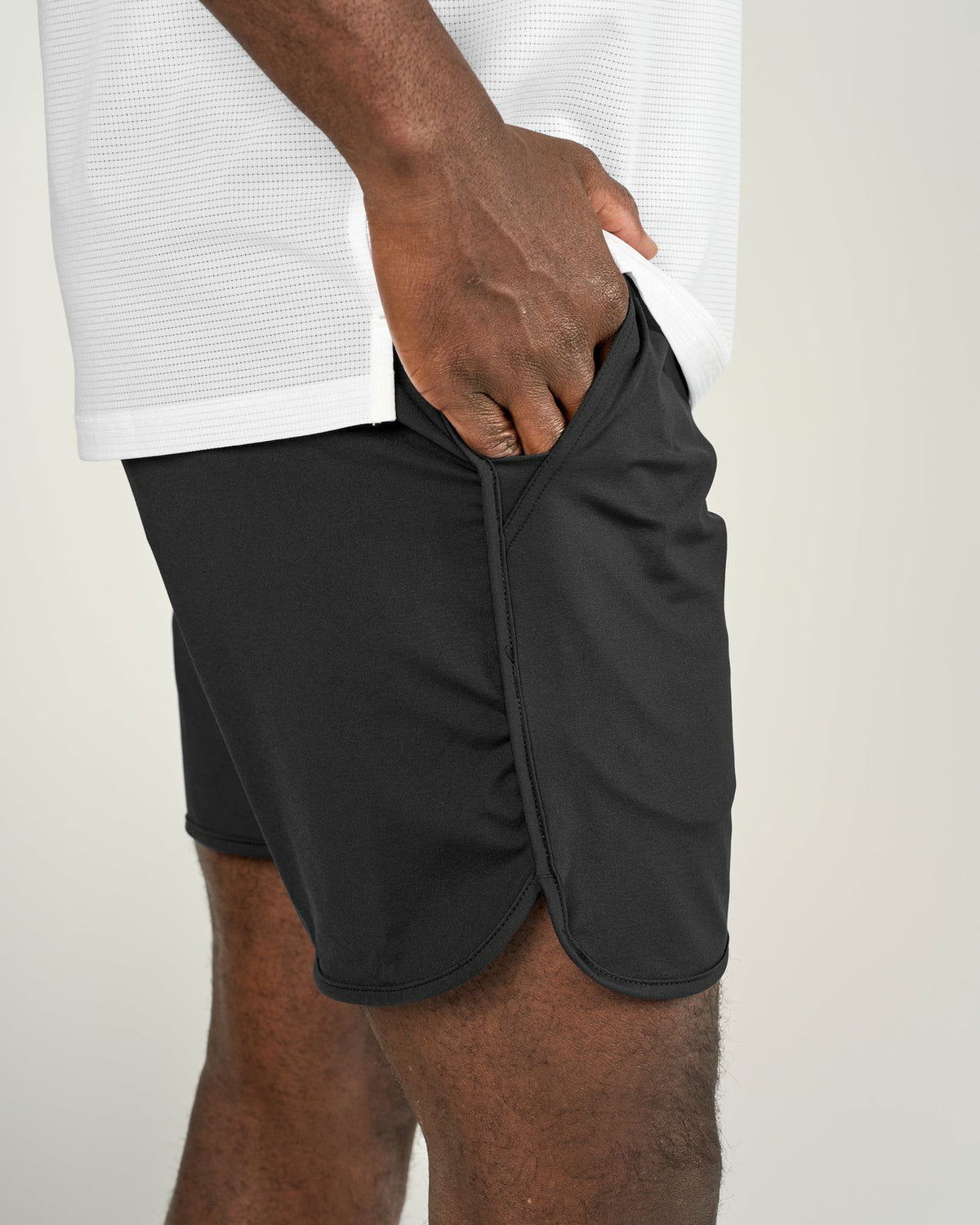 Men's Dark Grey Athletic Shorts for Gym and Performance
