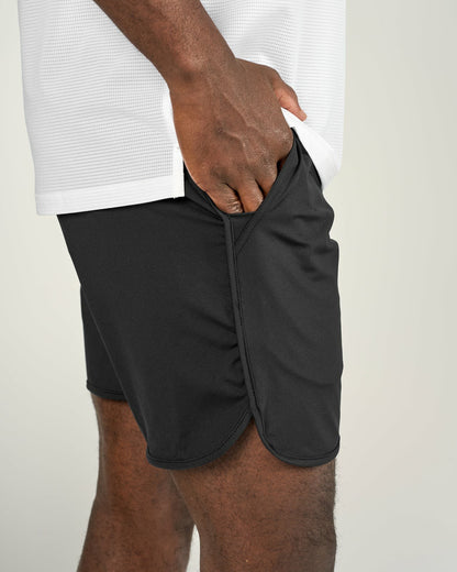 Men's Dark Grey Athletic Shorts for Gym and Performance