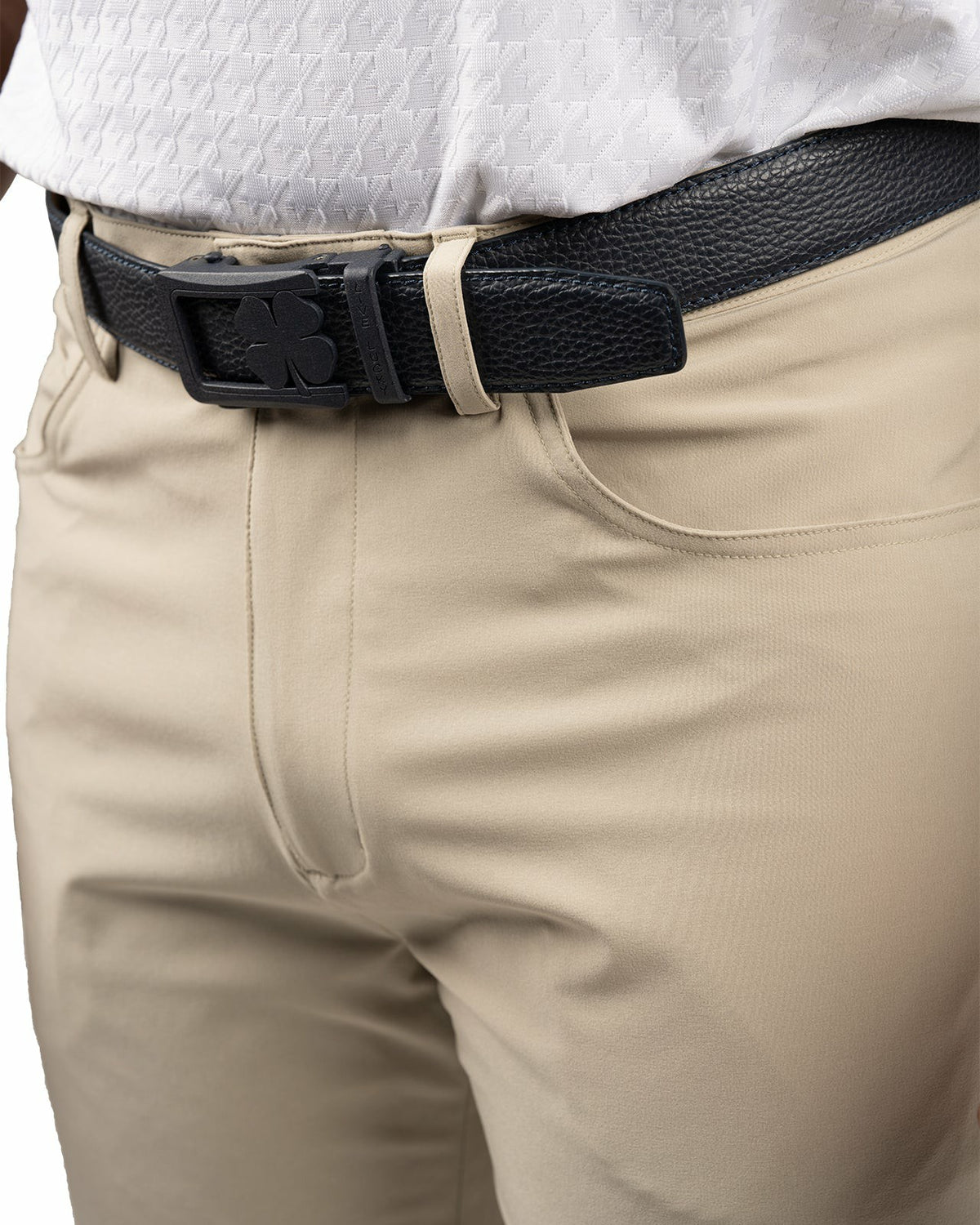 Men's 9" Tan 5-Pocket Stretch Twill Shorts for Golf or Office